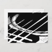 Guitar Greeting Briefkaart (Voorkant / Achterkant)