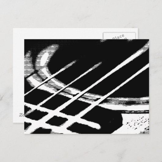 Guitar Greeting Briefkaart (Voorkant / Achterkant)