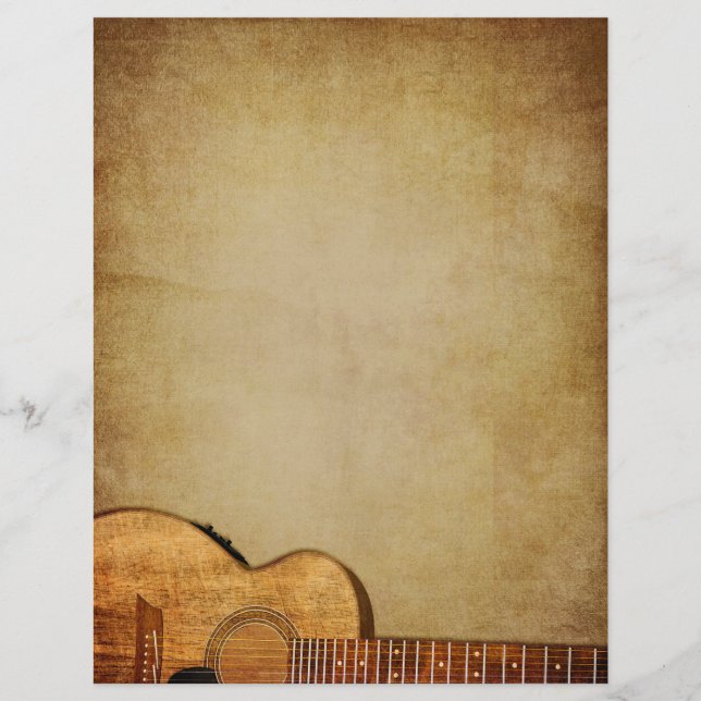 Guitar Grunge Verticaal (Voorkant)