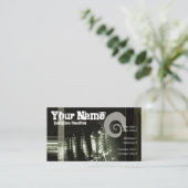 GUITAR "Grungee"-Visitekaartje Visitekaartje (Staand voorkant)