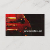 GUITAR "GrungeRed"-Visitekaartje Visitekaartje (Achterkant)