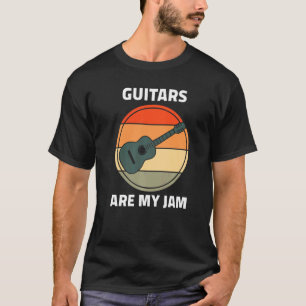 Guitar  Guitar Cool Retro Guitars zijn mijn J T-shirt