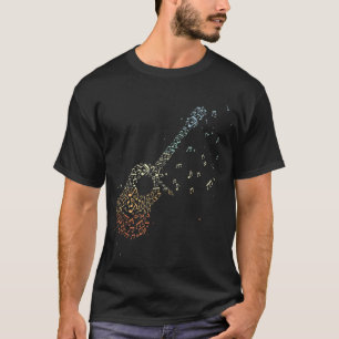 Guitar Guitar Gifts Mannen Muzieknoten Guitarist M T-shirt