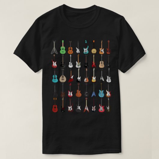 Guitar Guitar Musical Instrumentee T-shirt (Design voorkant)