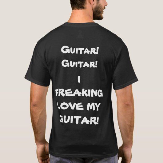 GUITAR! GUITAR! T-SHIRT (Achterkant)