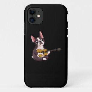 Guitar Guitarist Frenchie Bulldog Gift Case-Mate iPhone Case