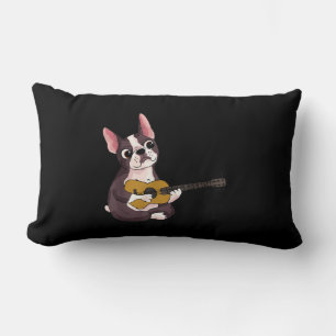 Guitar Guitarist Frenchie Bulldog Gift Kussen