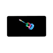 Guitar Guitarists Gift Etiket (Voorkant)