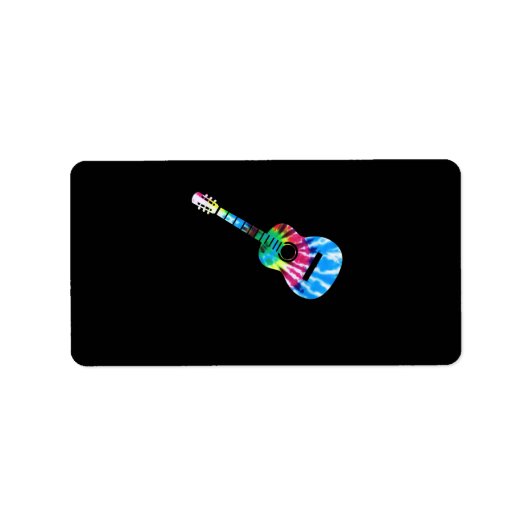 Guitar Guitarists Gift Etiket (Voorkant)