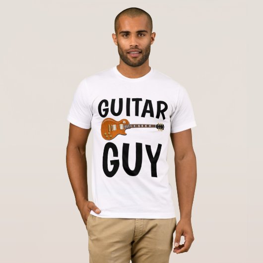GUITAR GUY, Mannen-T-shirts T-shirt (Voorkant volledig)