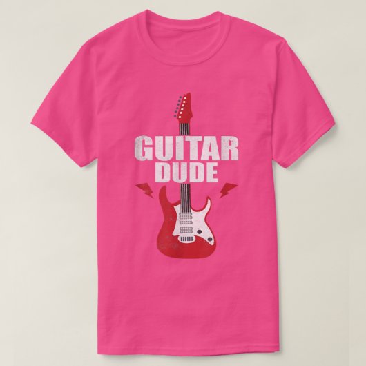 Guitar Guy Musician Player T-shirt (Design voorkant)