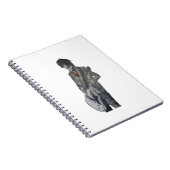 Guitar Guy Pencil Art Notitieboek (Rechterzijde)