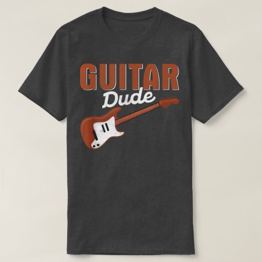 Guitar Guy Player Musician T-shirt (Design voorkant)