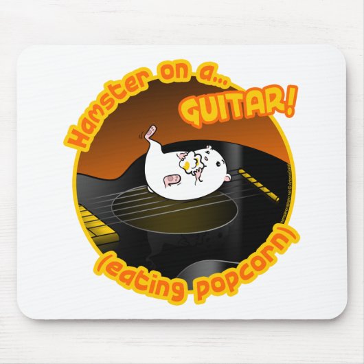 Guitar Hamster Muismat (Voorkant)
