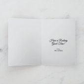 Guitar Happy Birthday Card Feestdagen Kaart (Binnen)