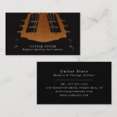 Guitar Head, Musical Instrument Store Visitekaartje (Voorkant / Achterkant)