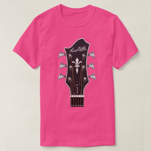GUITAR HEADSTOCK ART HAGSTROM ULTRA SWEDE T-SHIRT (Design voorkant)