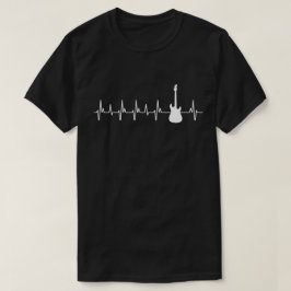 Guitar Heartbeat Gifts Electric Guitar Lovers T-shirt