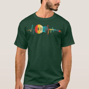 Guitar Heartbeat Guitar Musician Player  Cl T-shirt