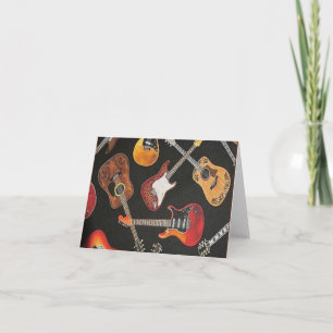Guitar Heaven Note Card Kaart