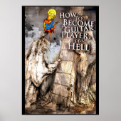 GUITAR HELL afdrukken Poster (Voorkant)