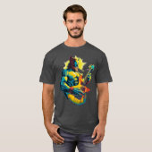 Guitar Hero Retro T-SHirt (Voorkant volledig)