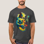 Guitar Hero Retro T-SHirt (Voorkant)