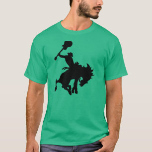 Guitar Hero rodeo cowboy op horseback T-shirt