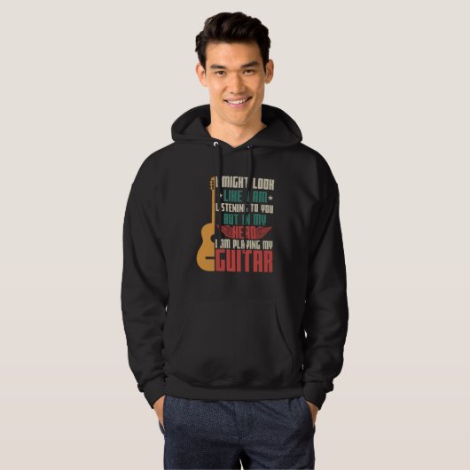 guitar hoodie (Voorkant volledig)
