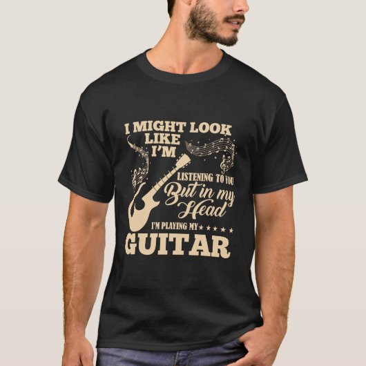 Guitar - Ik zou kunnen lijken alsof ik naar je lui T-shirt (Voorkant)