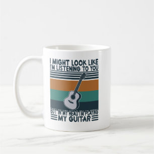 Guitar, ik zou kunnen lijken alsof ik naar jou lui koffiemok