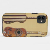 Guitar inlegd met moeder-van-pearl, uit 'Musical' Case-Mate iPhone Case (Achterkant (horizontaal))