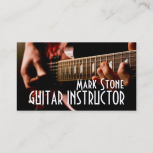 Guitar Instructor, Muziek, Instrumenten Business Visitekaartje