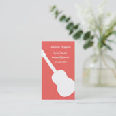 Guitar Instructor Visitekaartje (Staand voorkant)