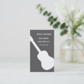 Guitar Instructor Visitekaartje (Staand voorkant)