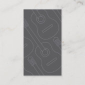 Guitar Instructor Visitekaartje (Achterkant)