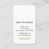 Guitar Instrument Music Teacher DJ Event Manager Visitekaartje (Achterkant)