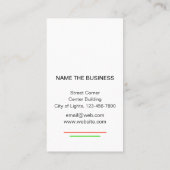 Guitar Instrument Music Teacher DJ Event Manager Visitekaartje (Achterkant)