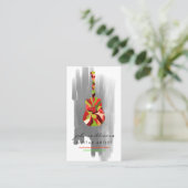 Guitar Instrument Music Teacher DJ Event Manager Visitekaartje (Staand voorkant)