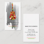 Guitar Instrument Music Teacher DJ Event Manager Visitekaartje (Voorkant / Achterkant)