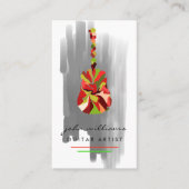 Guitar Instrument Music Teacher DJ Event Manager Visitekaartje (Voorkant)