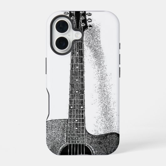 Guitar iPhone 16 Hoesje (Achterkant)