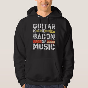 Guitar is de bacon van het muziekorkest hoodie