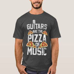 Guitar is de pizza van muziekgitarist Food Lover T-shirt
