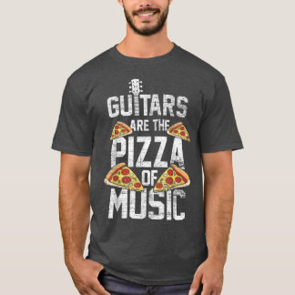 Guitar is de pizza van muziekgitarist Food Lover T-shirt