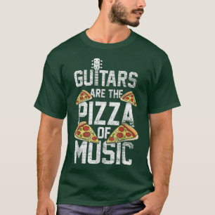 Guitar is de pizza van muziekgitarist Food Lover T-shirt