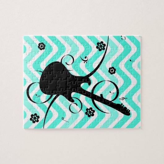 Guitar Jigzaag Puzzle Legpuzzel (Horizontaal)