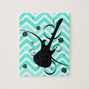 Guitar Jigzaag Puzzle Legpuzzel
