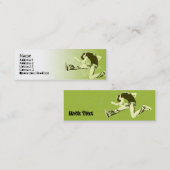 Guitar Jump - Skinny Mini Visitekaartje (Voorkant / Achterkant)