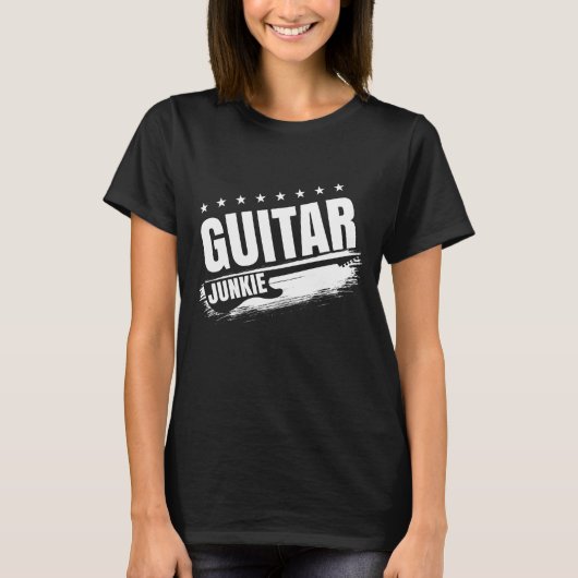 GUITAR JUNKIE T-SHIRT (Voorkant)